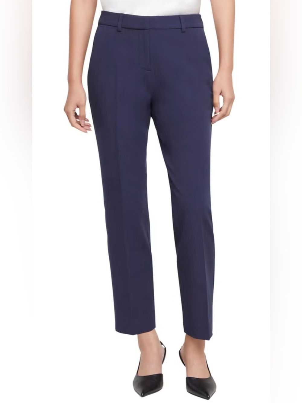 Express Tailored Ankle Pants Navy Blue Womens Size 8 NWT